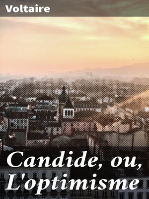 cover image of Candide, ou, L'optimisme